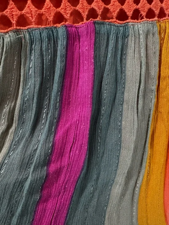 Vintage Rare Farm Rio Brazil Rainbow Maxi Dress size small VGUC - Picture 6 of 13